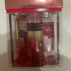 Bath and body works a thousand wishes set